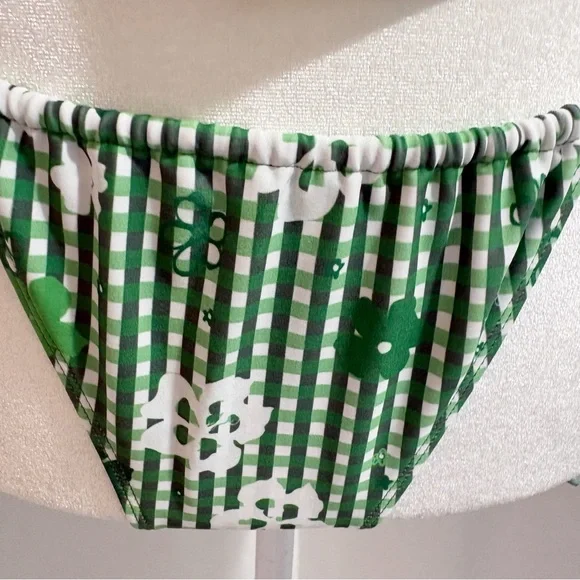Amelie Teje x Loleia Swim String Bikini Femme in Vert Small Top Medium Bottom - Picture 8 of 16